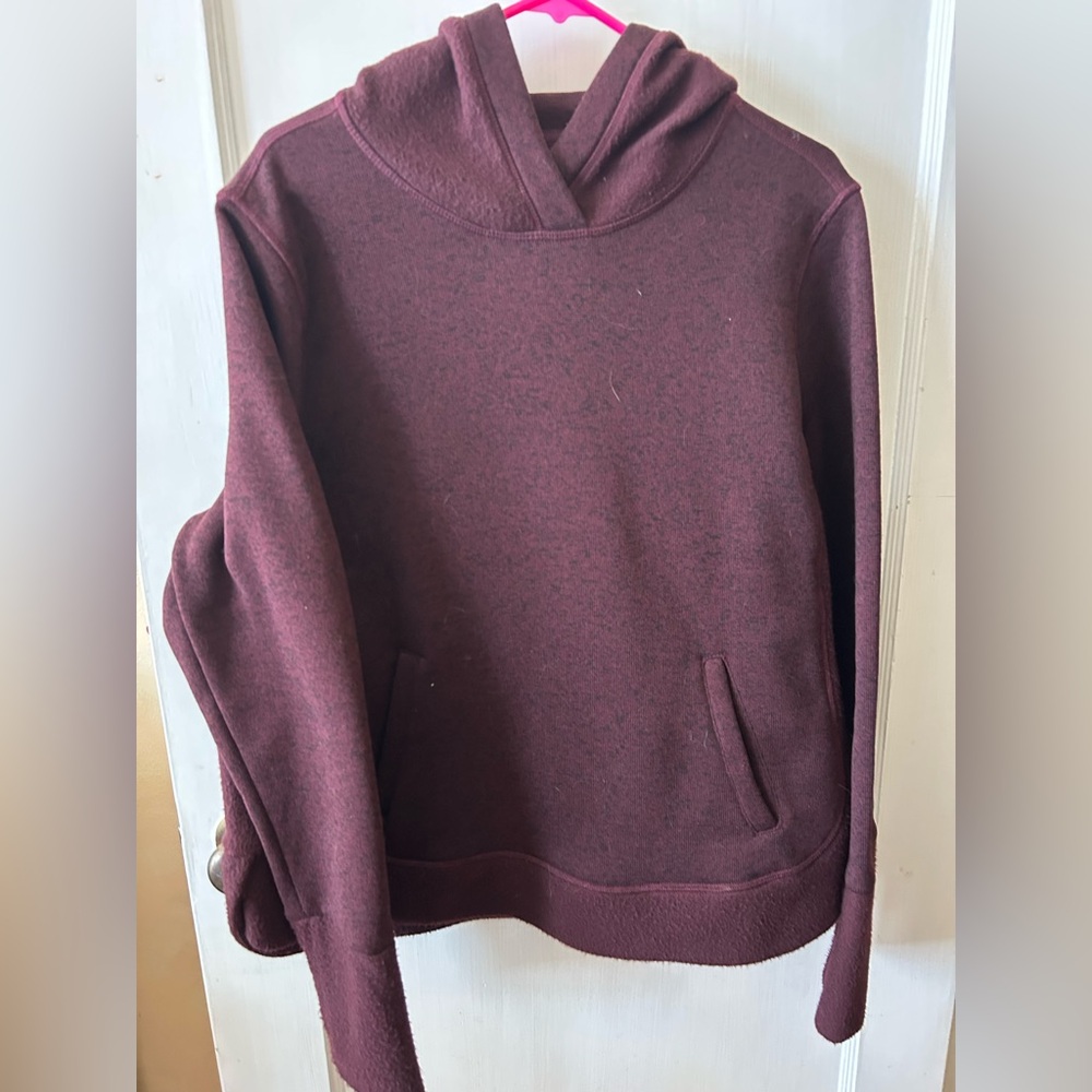 Bass Maroon Hoodie Sweater